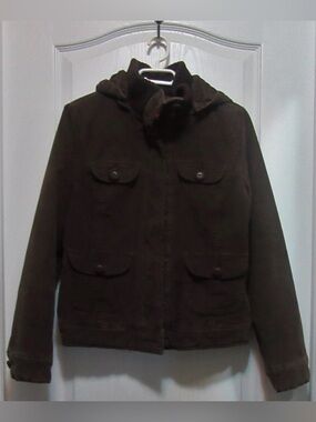 Brown Coat with Hood